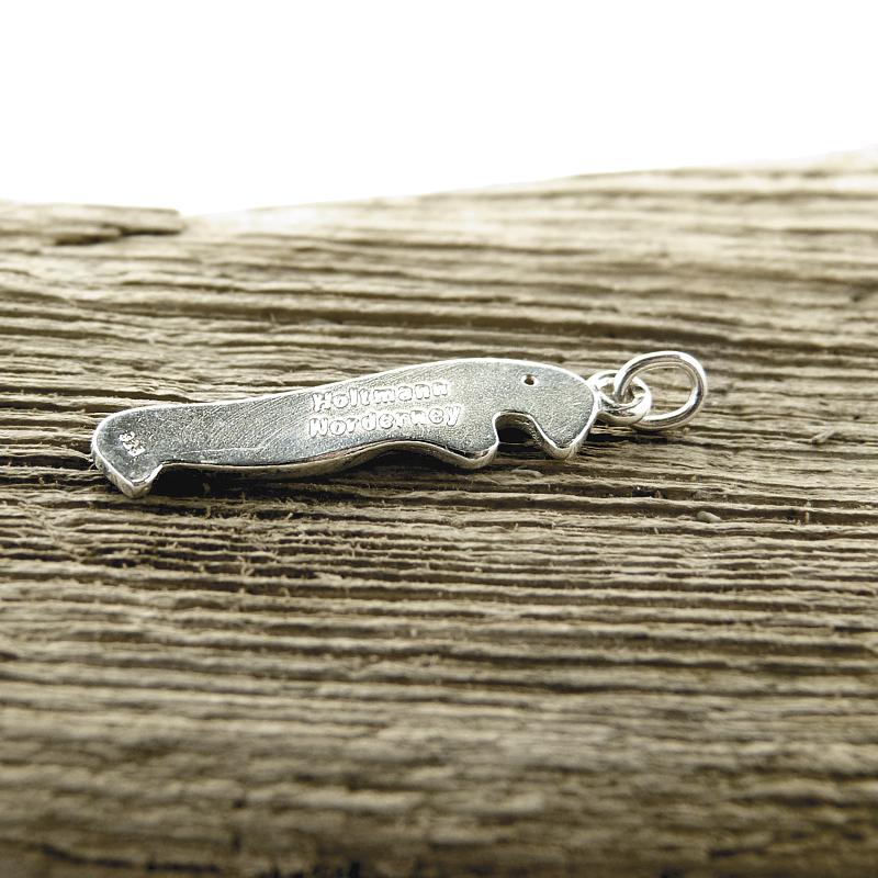 Insel Anhänger längs mit Diamant